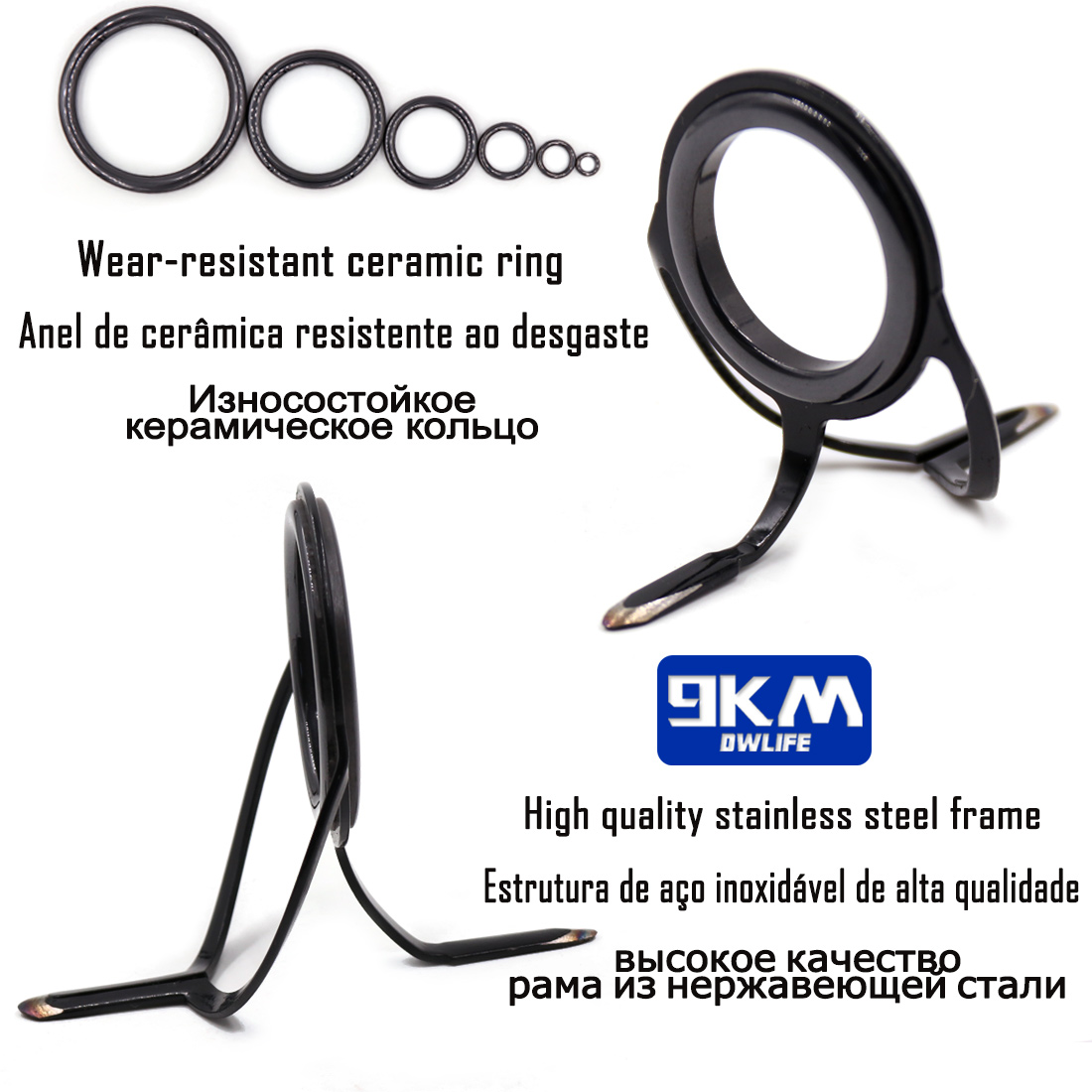 Fishing Rod Repair Kit Spinnin - Fishing Rod Guide Replacement 评论和价格