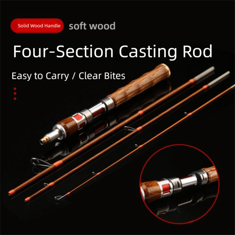 2025 4 Sections Spinning Fishi - Fishing Rod Carbon Fiber 评论和价格