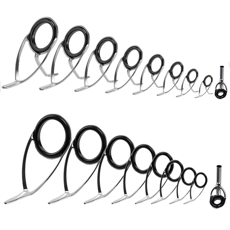 9Pcs Fishing Rod Guides Ring R - Fishing Rod Guide Replacement 评论和价格